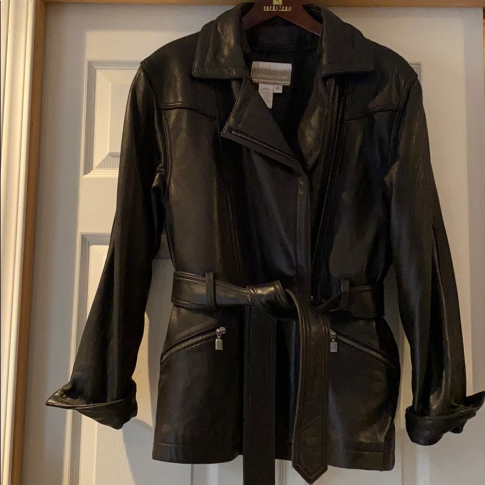 Leather jacket